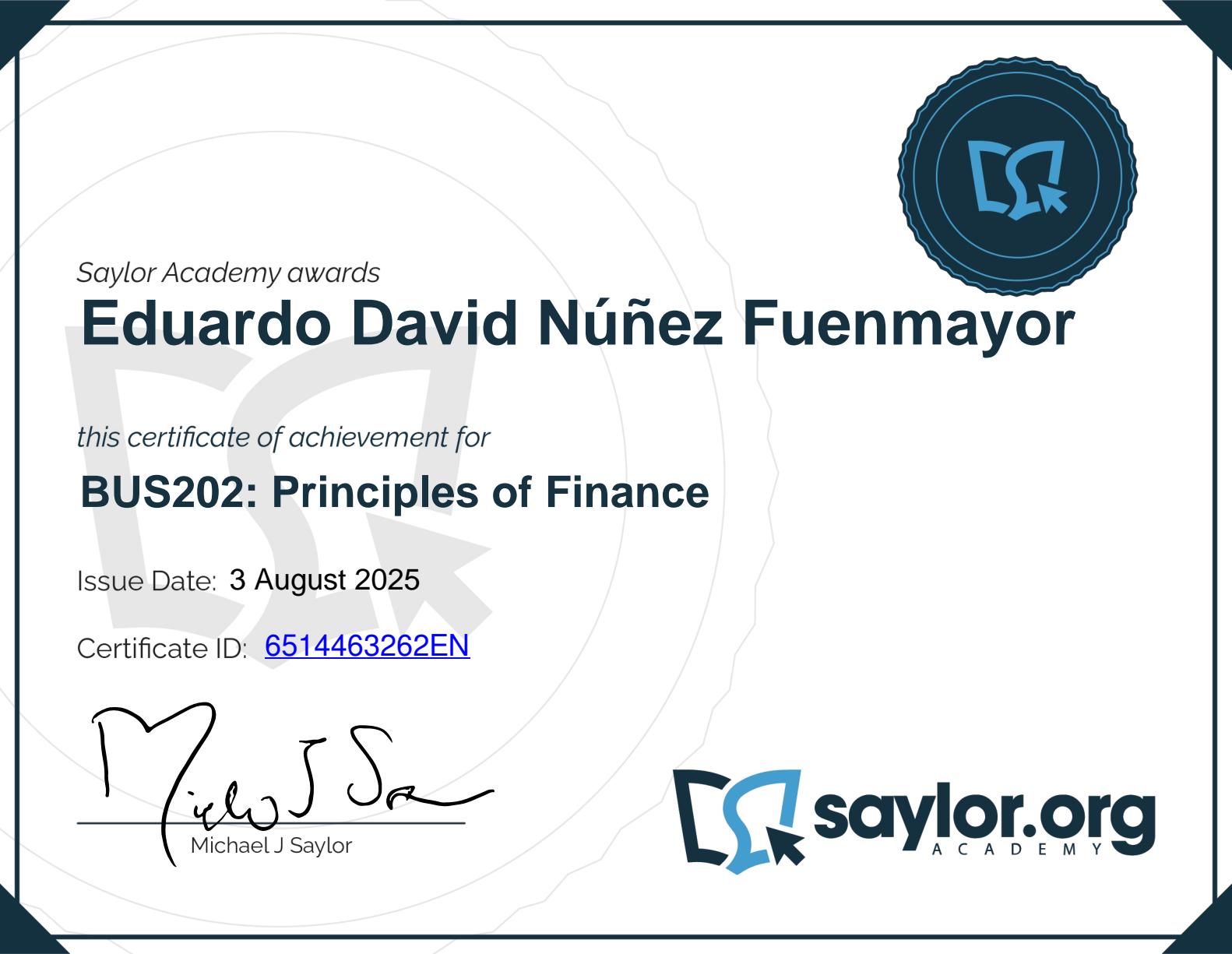 Principios de las finanzas