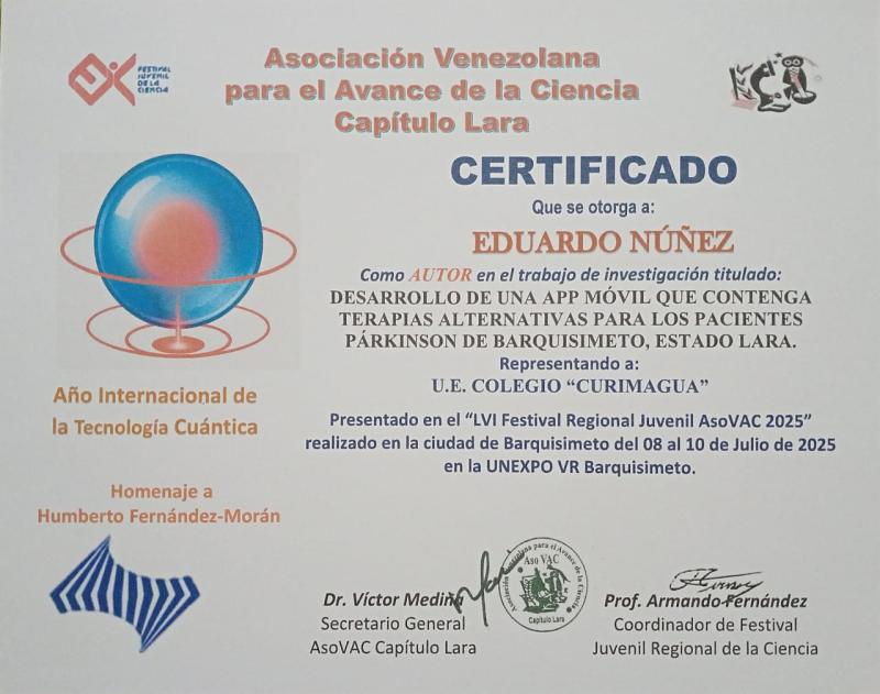 Asovac Certificate